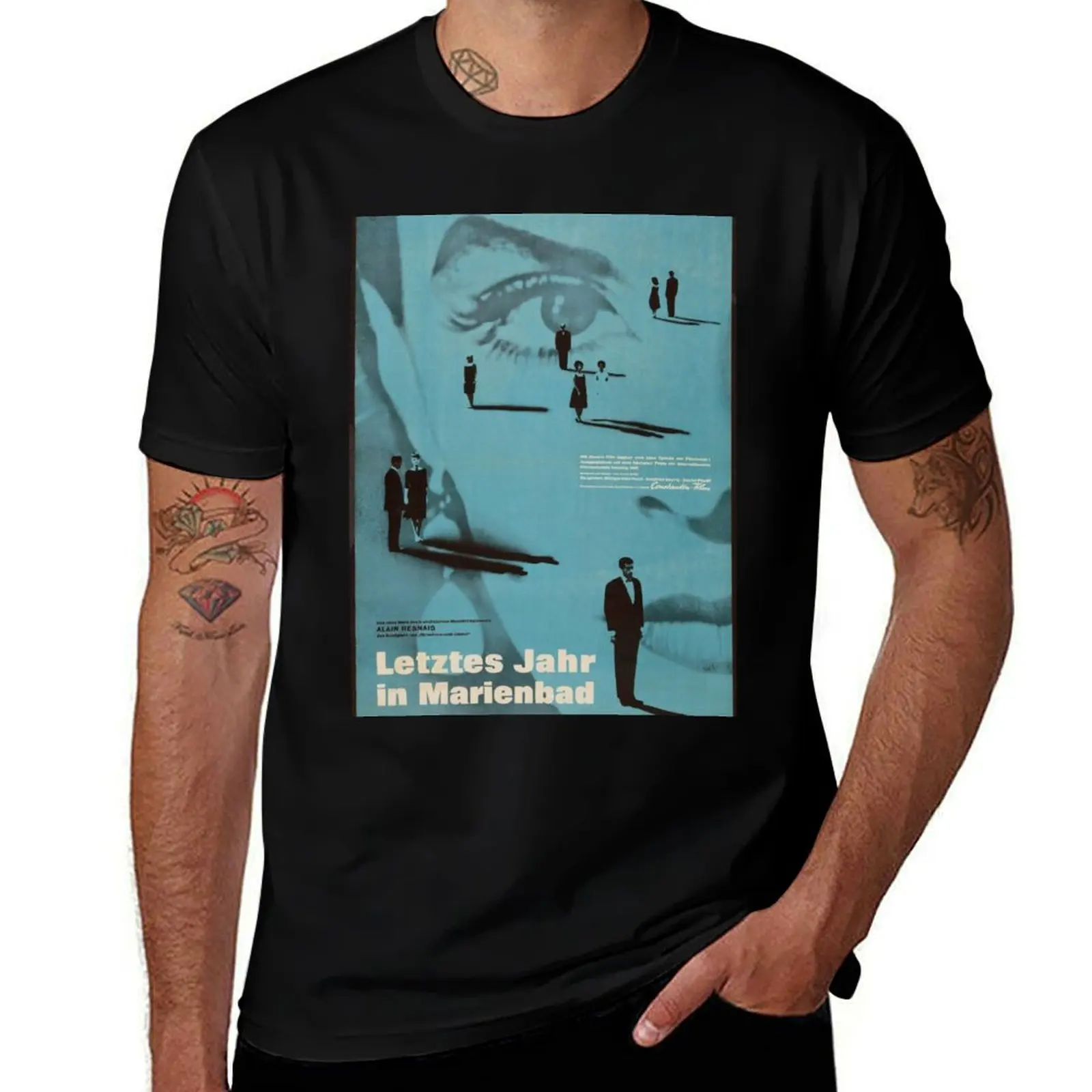 

Last Year at Marienbad classic T-Shirt black cotton t-shirt plain for man package t shirts for man cotton funny