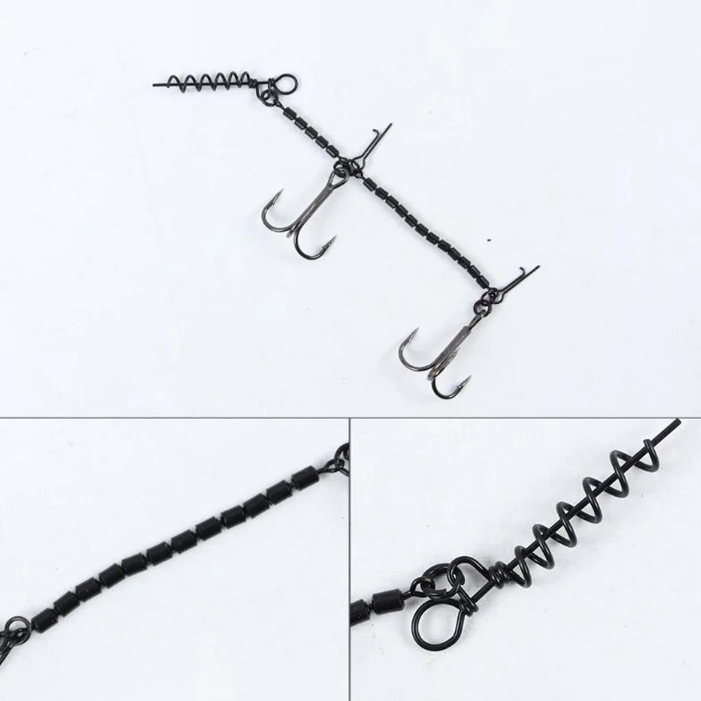 Convenient Soft Lure Attachment Premium Fishing Platform System Corkscrew With Large Sardines. Durable. Brand New