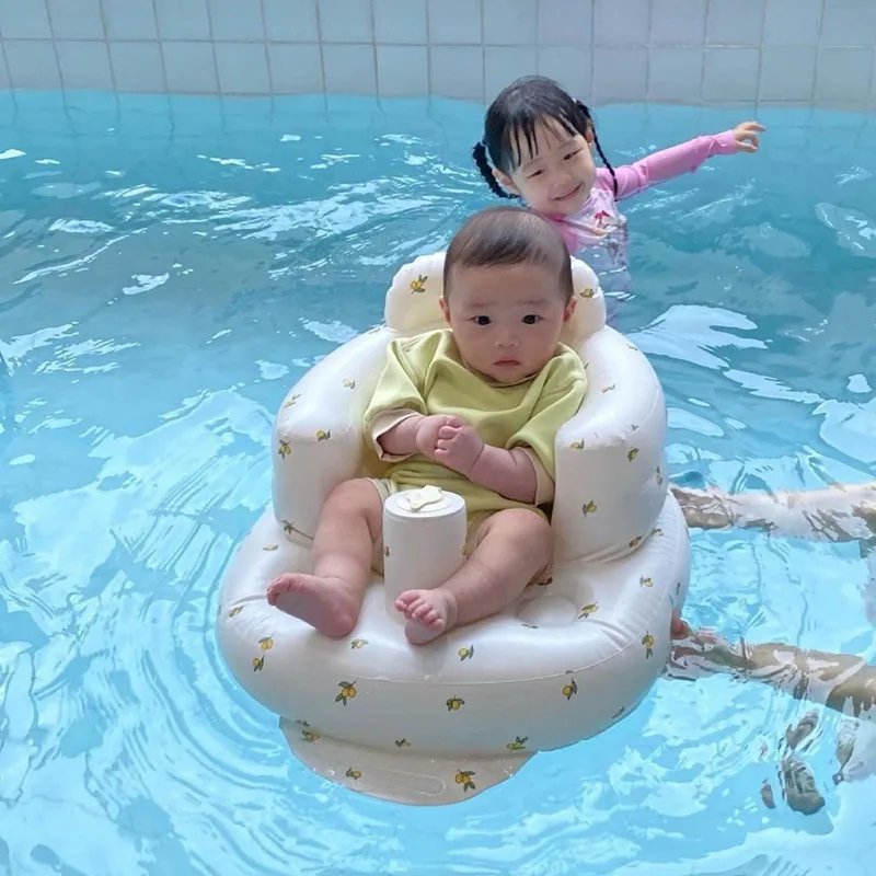 Baby Inflatable Sofa Multifunctional  Resting Armchair Baby Sofa Kid Seat Infant Baby Feeding Chair Bathing Stool Baby Chair