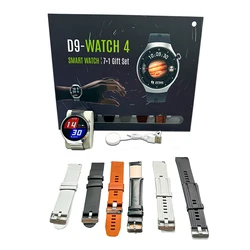 High Quality Cheap D9 Watch4 SUIT Smart Watch 7 in 1 Straps Magnetic Watch BT Connection Call Heart Rate Sleep