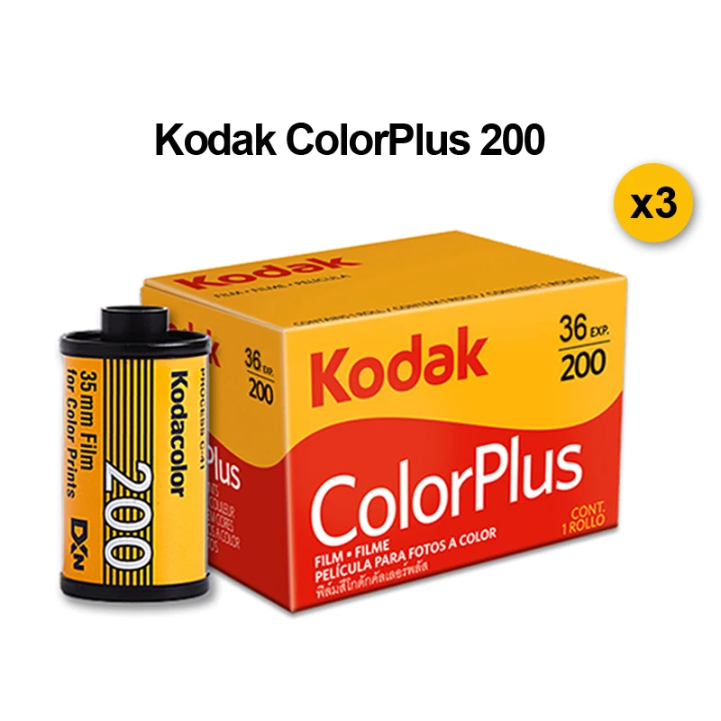 KODAK ColorPlus 200 35 mm film 36 belichting per rol geschikt voor M35 / M38 / H35 camera (vervaldatum: 04/2025)
