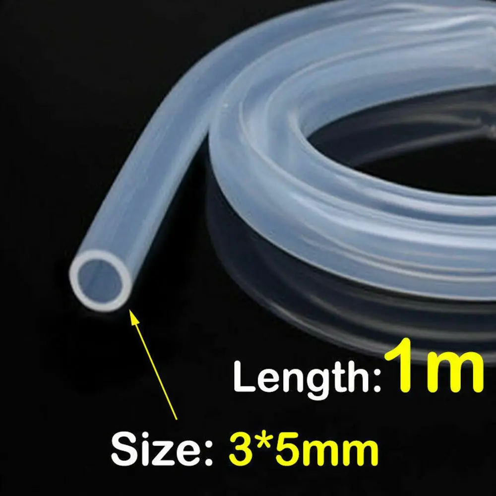 Manguera De Silicona Transparente – 8 Mm DI X 12 Mm DE – Grado Alimenticio – Flexible Para Agua, Aire, Cerveza O Trasvase De Líquidos