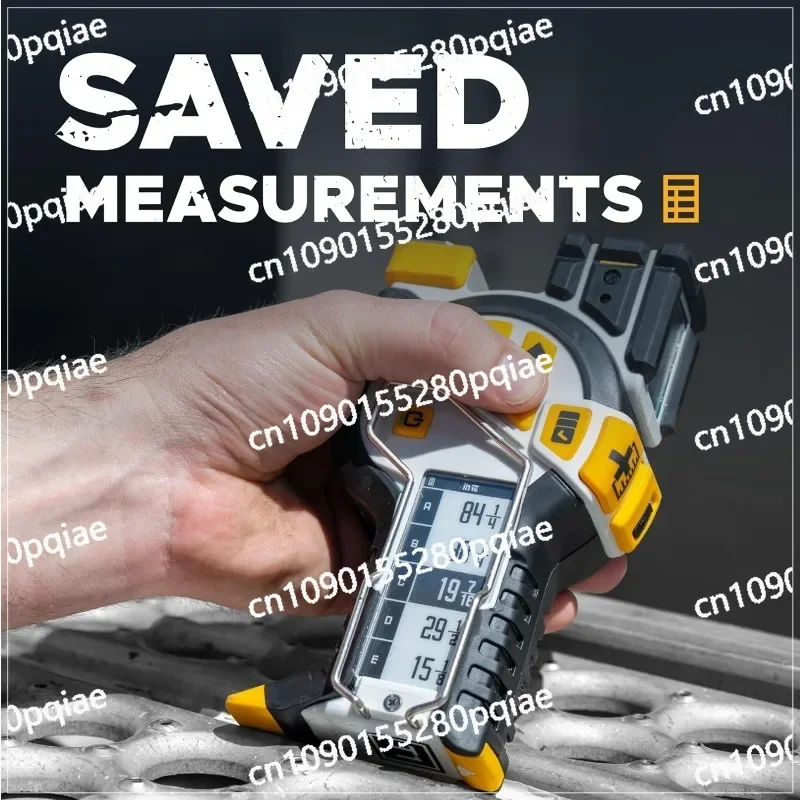 Digital Tape Measure - Professional Accurate Measuring Tool, Green Laser, E-Paper Measuring List, Measurements