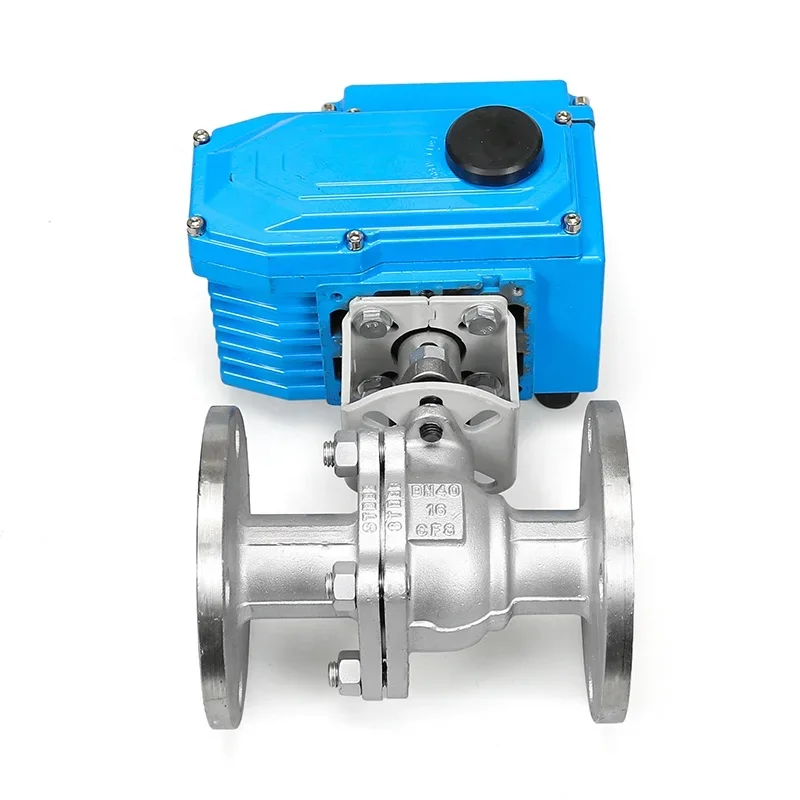 

flanged motorized butterfly electric valve