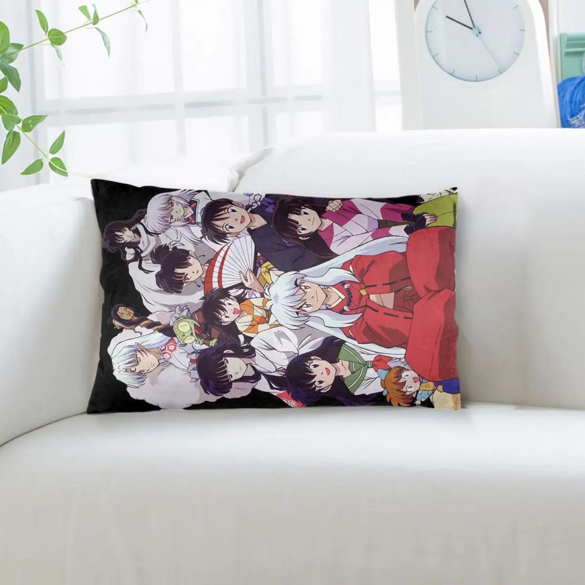 Manga Kimono Inuyasha Sesshomaru Rectangle Pillowcase Cushion Cover Decor Bedroom Bed Home Comfort Throw Pillow