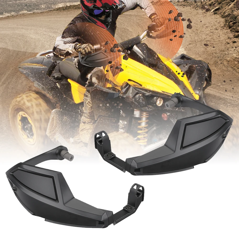 

KEMIMOTO ATV Handlebar Protector Kit Hand Guard Wind Deflector for Can-Am Outlander 450 500 650 800 1000 Renegade DS G2 G2L G2S