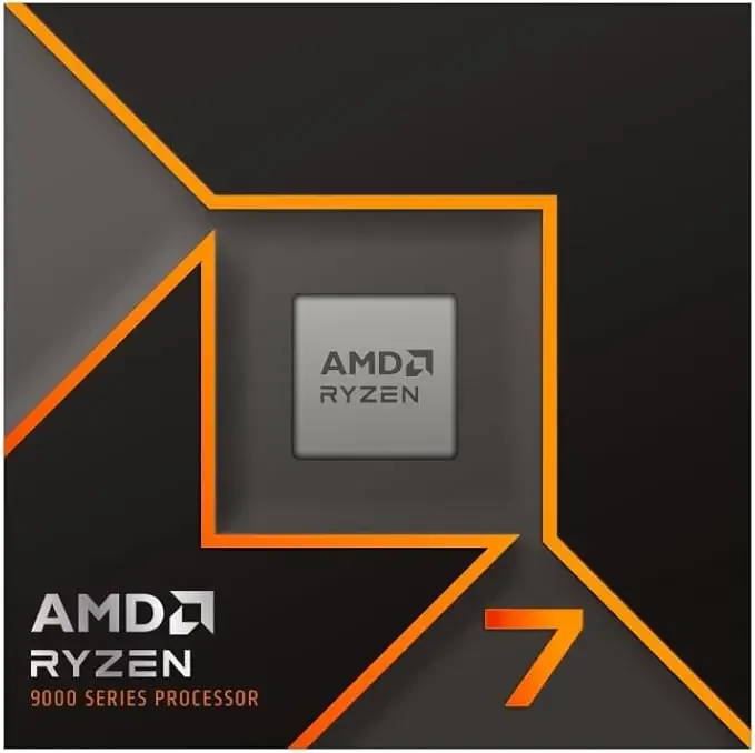 Процессор AMD 9700X Ryzen 7, 8-ядерный, 16-поточный разблокированный настольный процессор