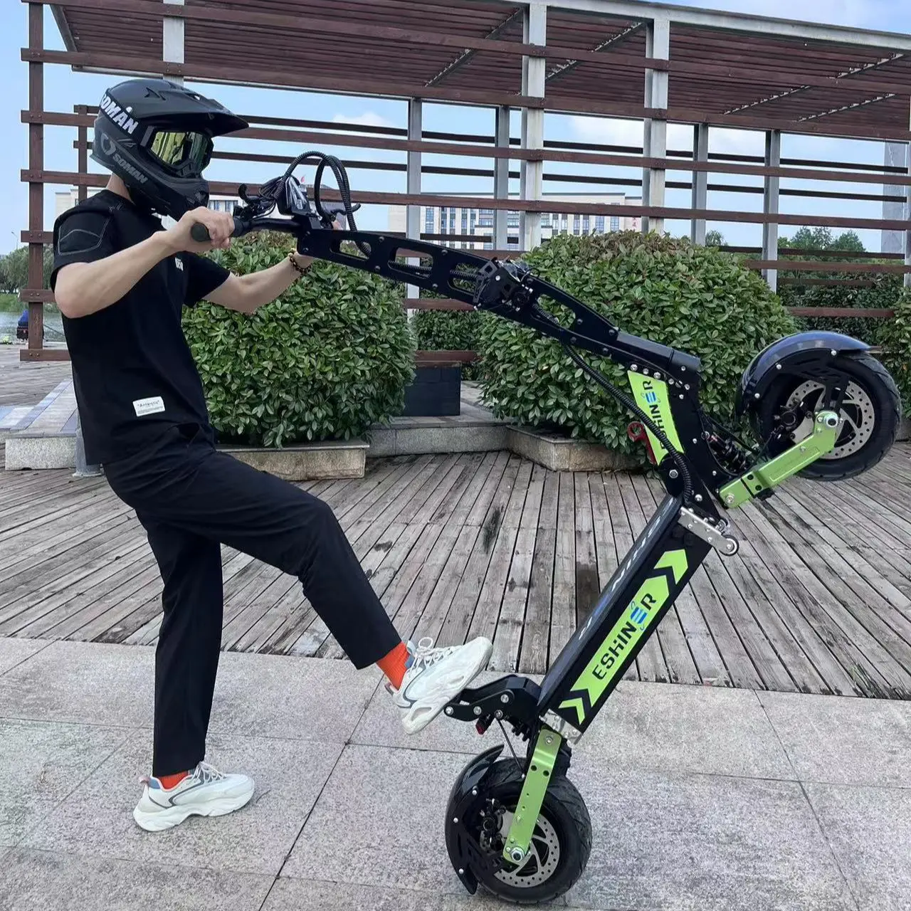 High Quality EBS 52V 5000w Escooter One Button Speed Limit Dual Motor 11 Inch Two Wheels Electric Scooters For Adults With Seat