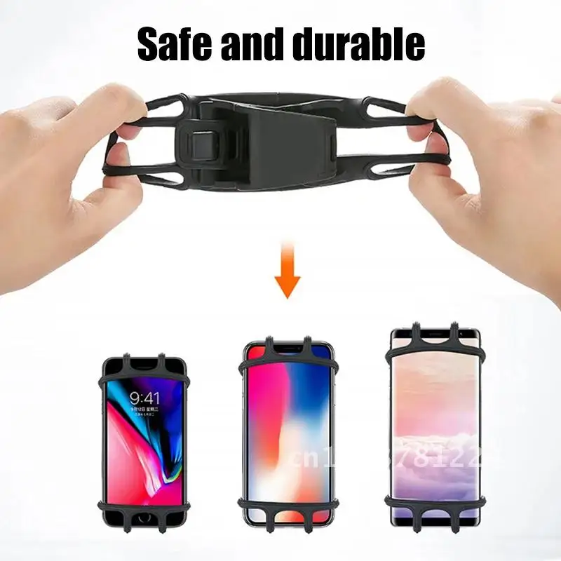 Bicycle Mobile Phone Holder Safe and Durable Mobile Phone Universal Holder Vertical Screen Barrier-free Mobile Phone Holder