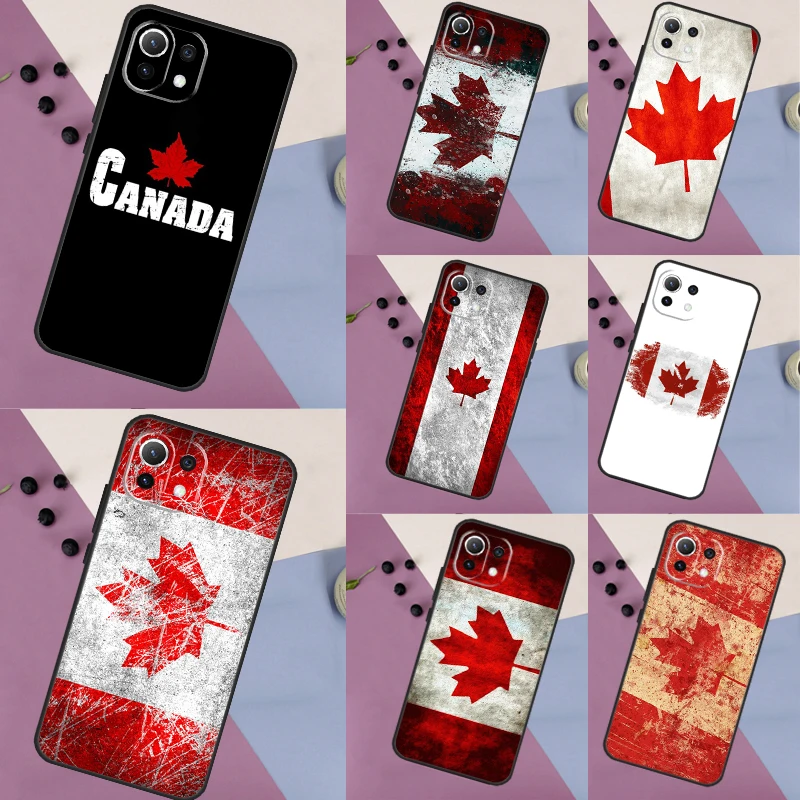 Canada Canadian Flag Case For Xiaomi POCO X3 X5 F5 Pro C65 X4 F3 F4 M5s Mi 11T 12T 13T 12 Lite 14 13 Pro Cover