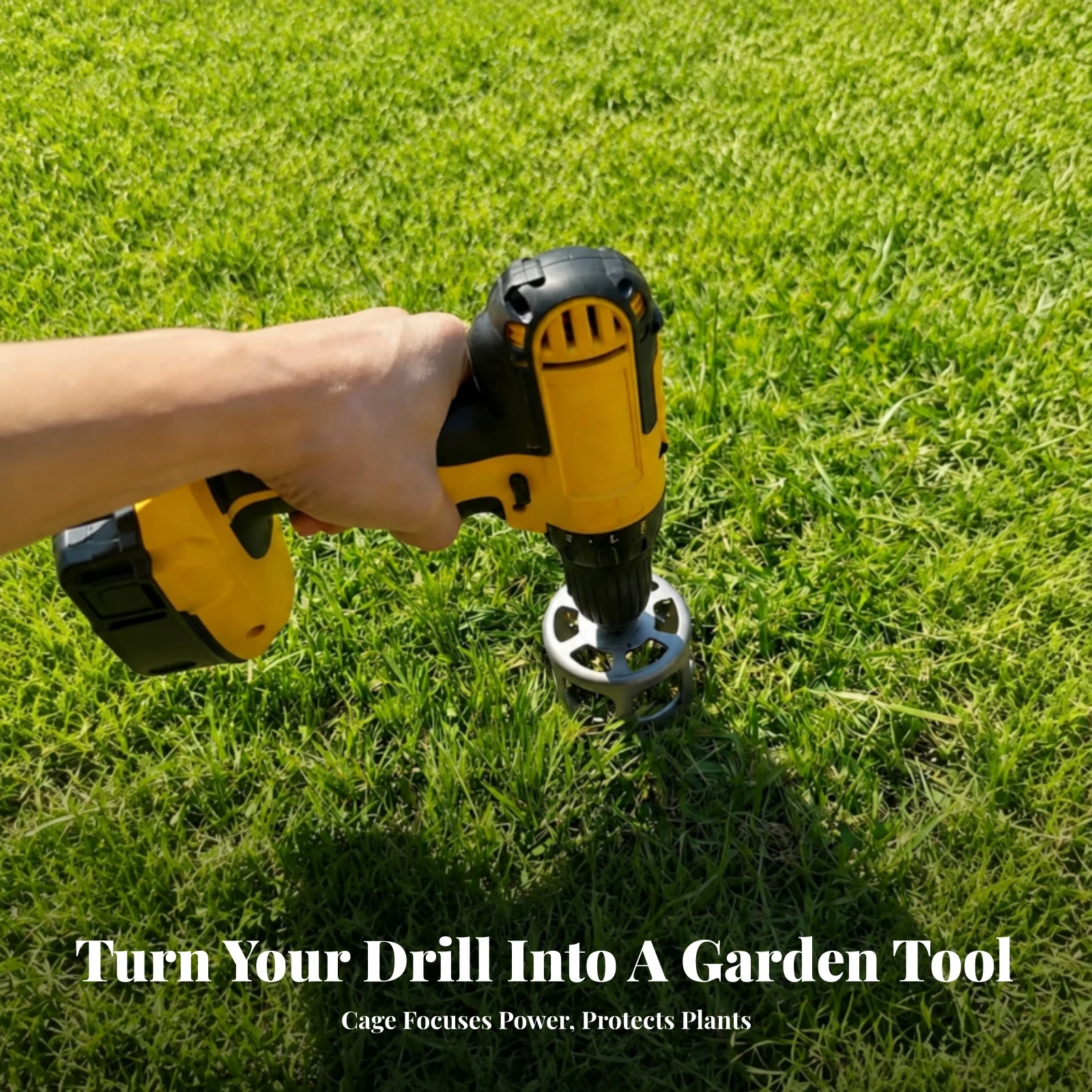 Gardening Tools In - Cabezal de aspersor para cortar césped,