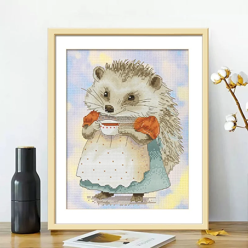 

Набор для вышивания крестиком KS 2026: Новые животные, ручная работа, DIY, простая вышивка, четкий дизайн, хлопковая ткань, декор для дома