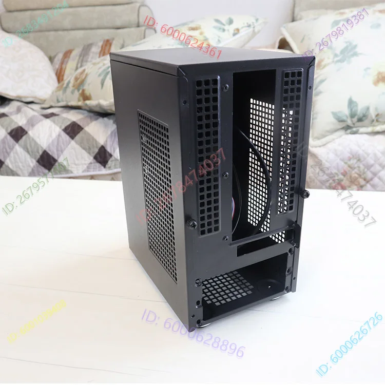 Маленький футляр для гостиной A4 mini ITX, поддерживающий блок питания SFX и небольшой футляр для видеокарты половинной высоты