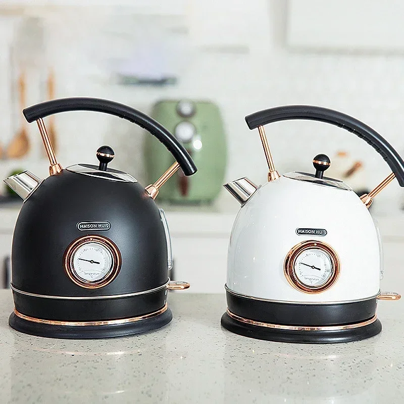 

220v Home 1.8 Liter Electric Kettle Stainless Steel Tea Coffee Kettle Kitchen Smart Whistle Kettle Samovar With Temperature Disp