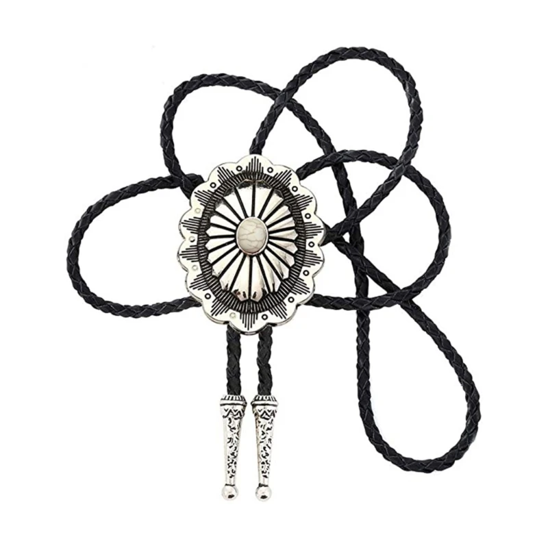 Bolo Tie para hombres piezas vaquero vaquera occidental aleación suéter camisa decoraciones corbata