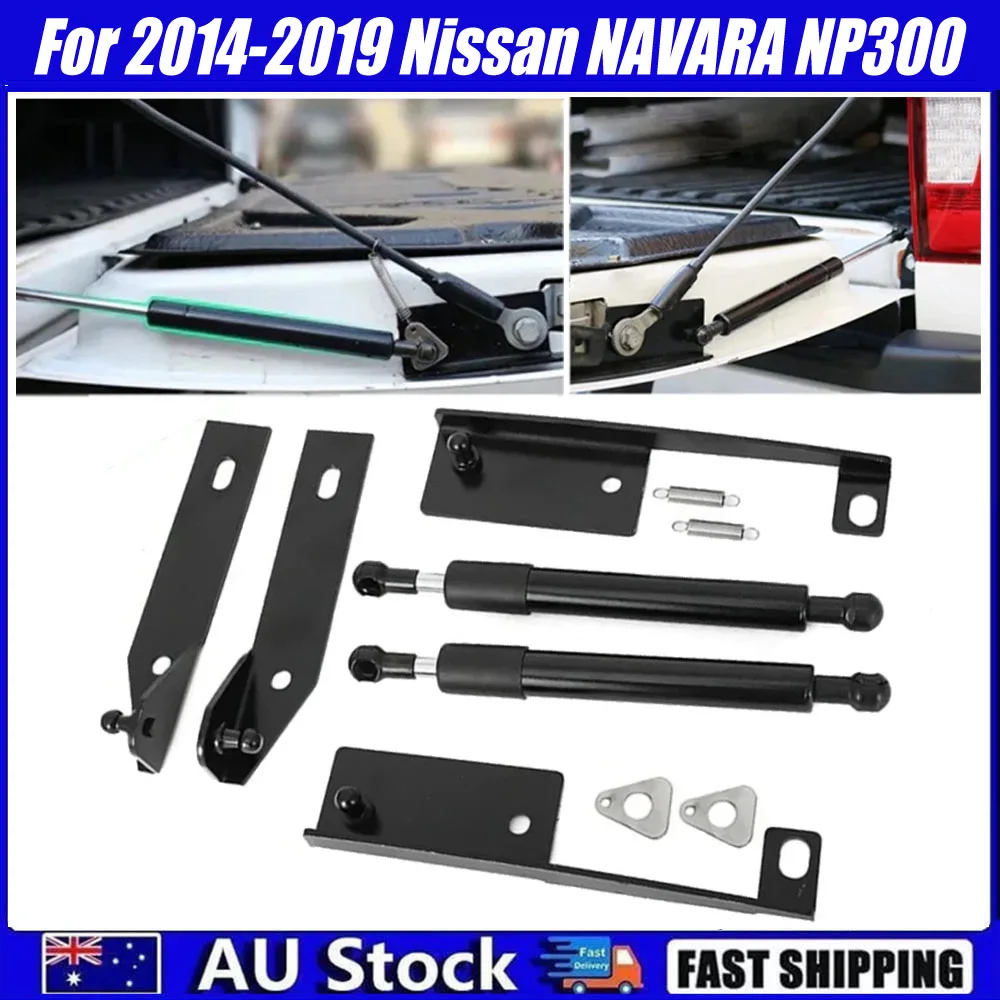 Lift Support Shock Black Gasp Stuts Tailgate Assist Strut Metal Rear Liftgate Strut For Truck Tailgate Nissan Navara Vehicle