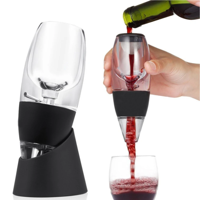 Ortable Red Wine Decanter, Bernoulli Air Magic Aerator, White Wine, Whisky, Quick, Equipment, Bar Accessories