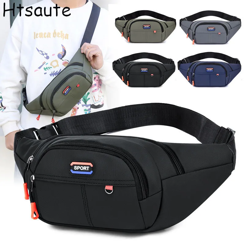 

Men Women Belt Pouch Waist Bag Waterproof Fanny Pack For Male Bum belt bag Hip Sack Belly Cross Banana Shoulder Handbag sacoches