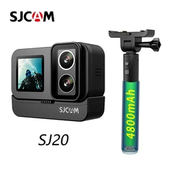 Sjcam Sj20 Dual Cameras Dual Lens 4K Action Camera Waterproof 5G Wifi Touch Screen Action Cam Camera Sport Helmet New In 2024