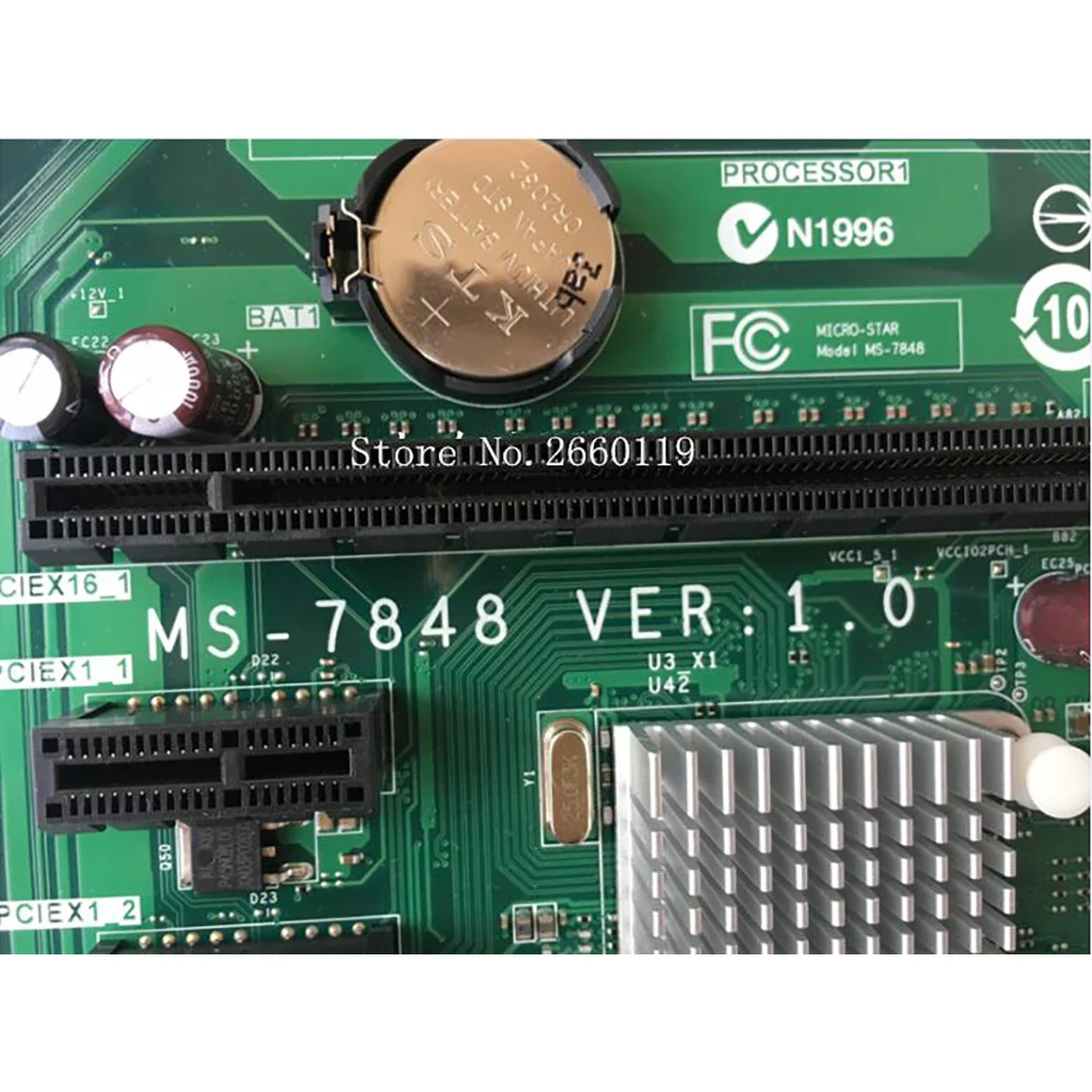 Placa base para MS-7848, versión: 1,0, 1150, completamente probada