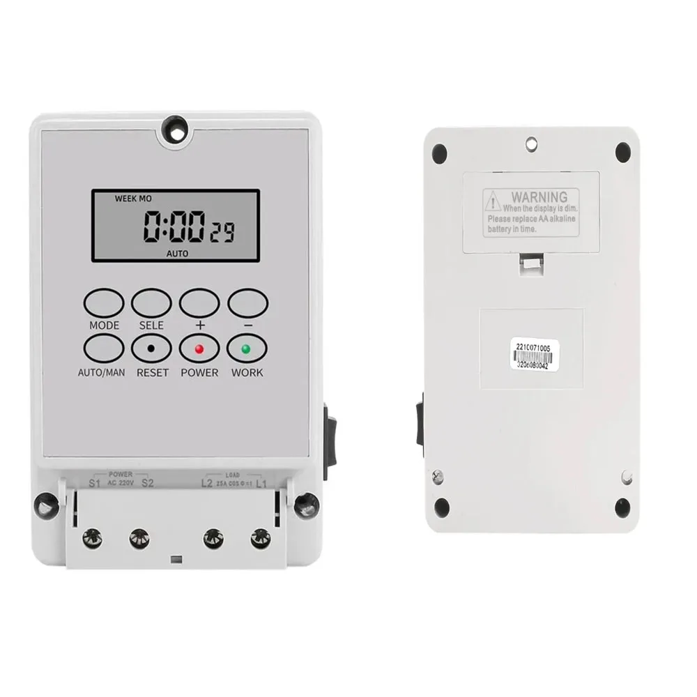 

Auto Bell Ring Controller ZTY-08 Digital School Bell Timer Switch Intelligent Microcomputer AC 240V 80 Groups Programmable Timer