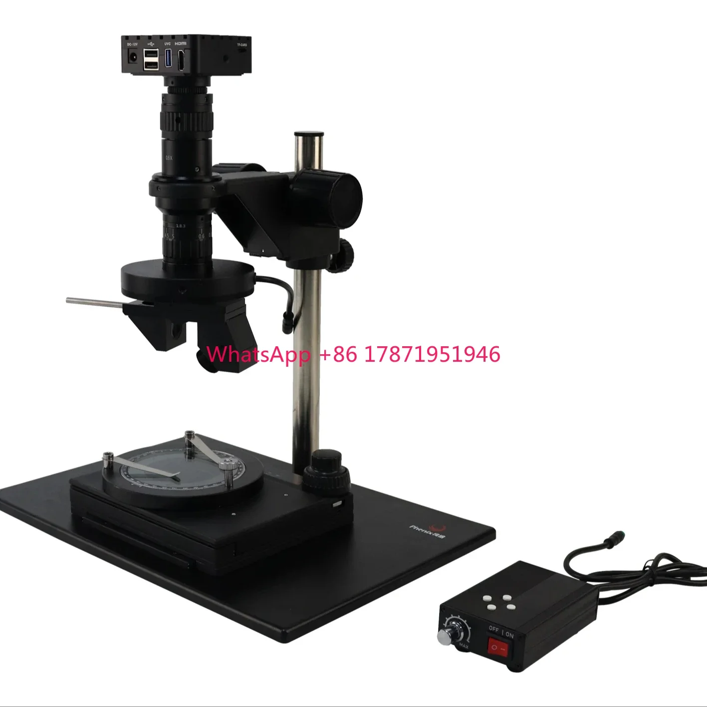 DTL-0650 6X-50X New Product PCB Scanning Electron LED Light Digital Video Microscope with 4K Camera