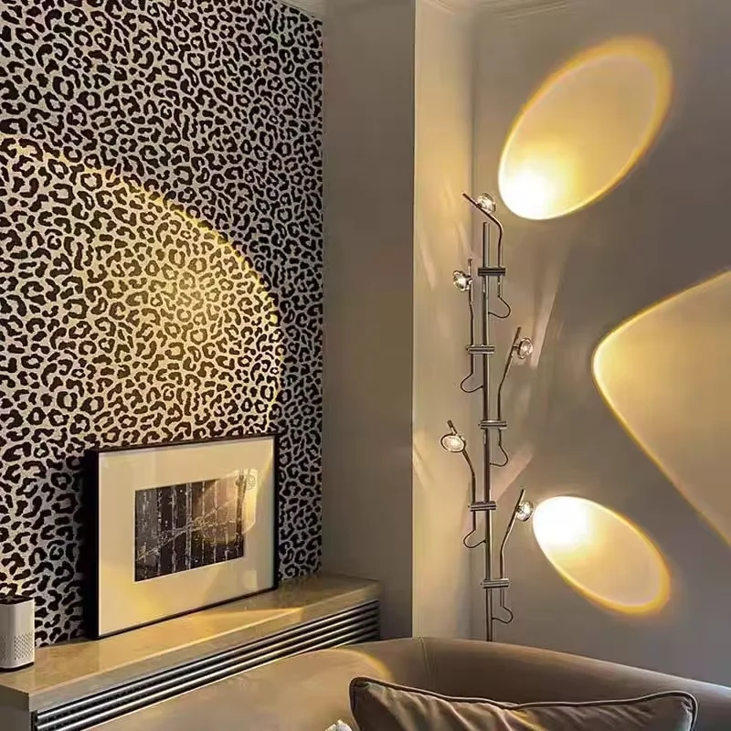 Morden sunset Floor Lamps Nordic Minimalist red Standing Lamp Reading Bedside living room  sofa beside tall floor LED light