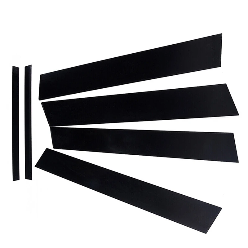 6Pcs Gloss Black Pillar Posts For Honda Civic Sedan 2006 2007 2008 2009 2010 2011 Window Decoration Cover Door Side Trim Sticker