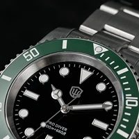 Watchdives WD1680Q V2 VH31 Sweep Second Quartz Watch Ceramic Bezel Ar Sapphire Bgw9 200M Waterproof 316L Wrist Watch Men Watches photo 5