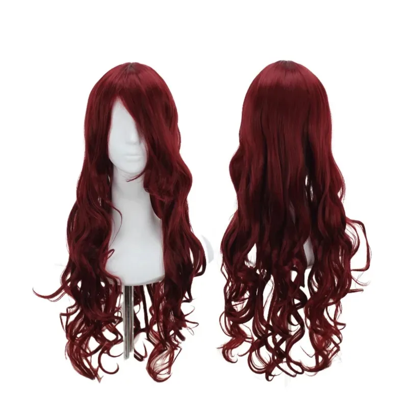 

PA 3 Reload Mitsuru Kirijo Cosplay Wig Long Wavy Burgundy Hair jk;6