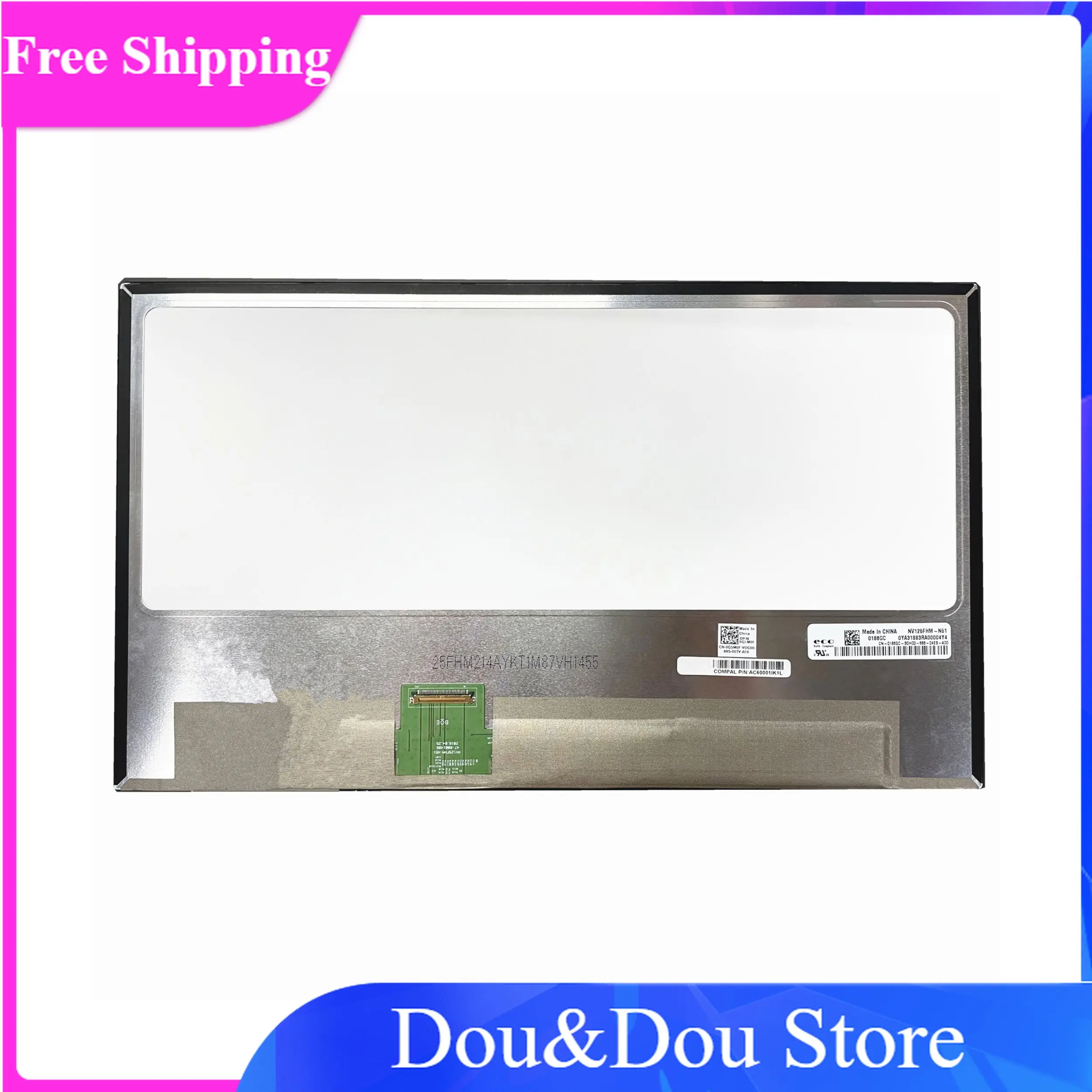 

NV125FHM-N51 12.5 inch 1920X1080 IPS LCD LED Screen Panel Non-Touch New