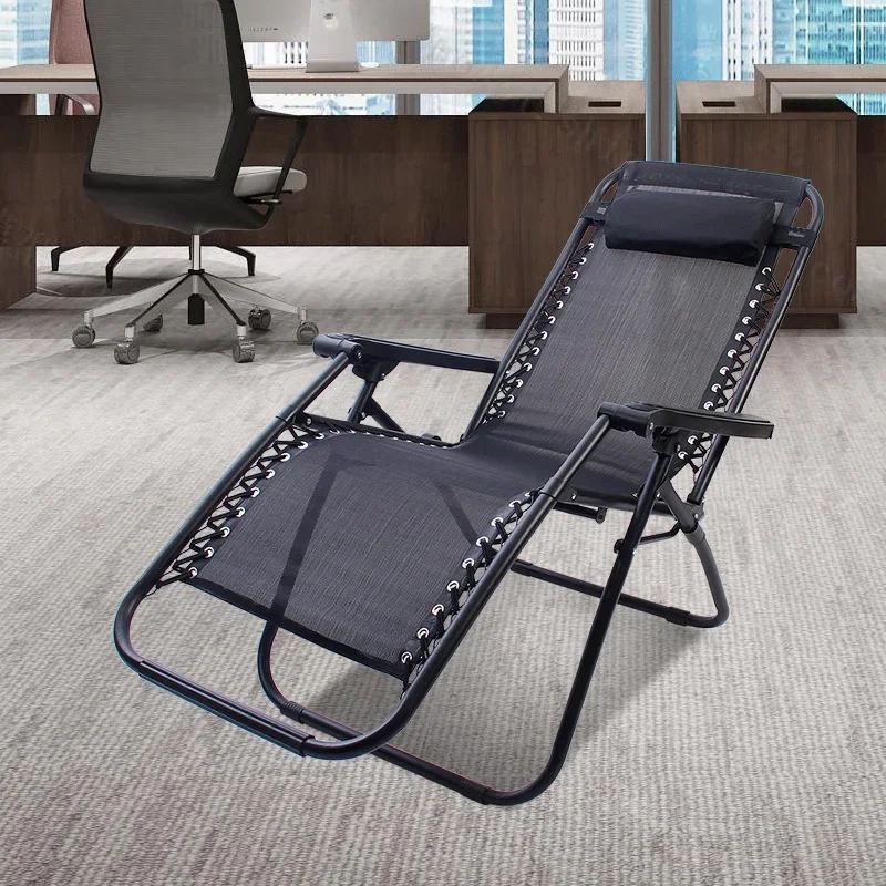 Silla Plegable de Gravedad Cero para Exteriores, Camping, Playa, Oficina, Almuerzo, Jardín y Balcón