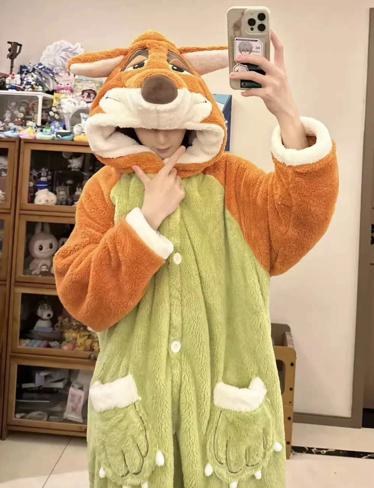 

Anime Figure Zootopia Nick Judy Autumn/Winter Cartoon Couple Parent Child Coral Velvet Sleepwear Home Clothes Christmas Gifts