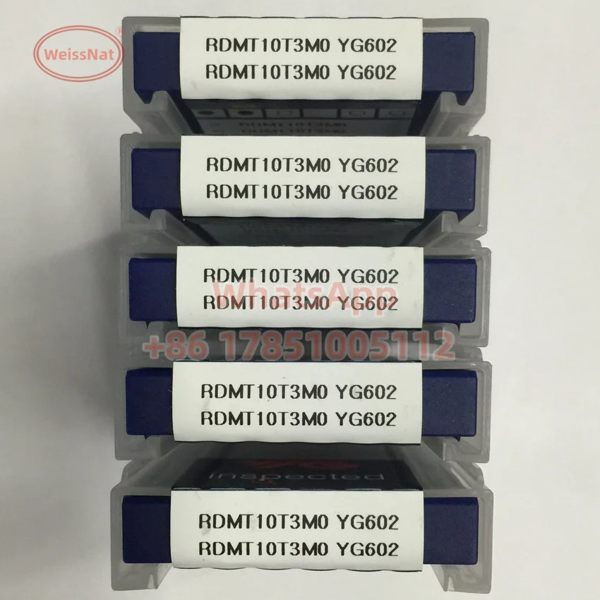 YG-1 RDMT0802MO RDMT10T3MO RPMT08T2MO RPMT10T3MO RPMT1204MO RPMW1003MO RPMW1204MO YG602 Carbide Insert RDMT Inserts