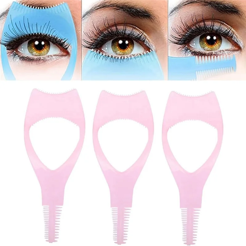 Applicateur de bouclier de Mascara, outils pour cils, applicateur de protection de Mascara pour cils supérieurs et inférieurs