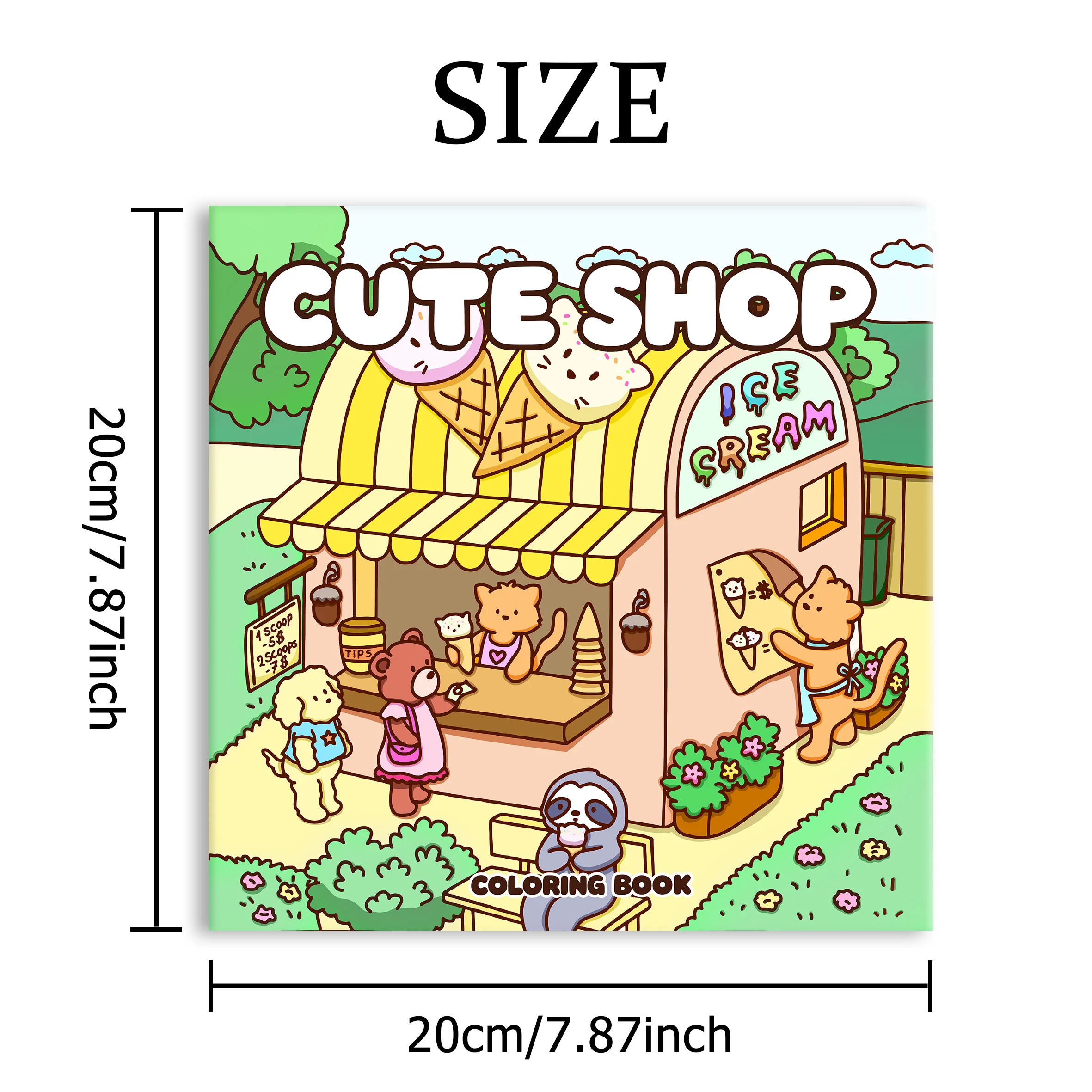 CUTE SHOP Bold-easy Patterns Coloring Book for Adults Cute Drawing Book Perfect Gift for Party and Birthday