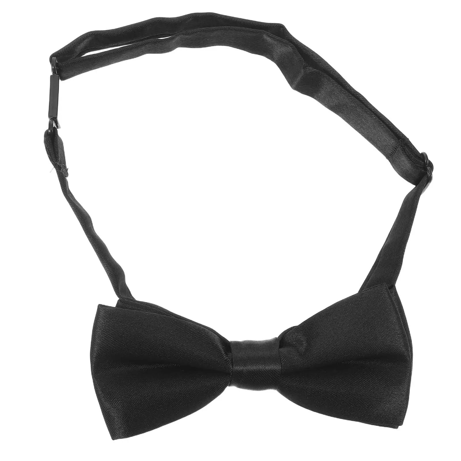 

Готовая регулируемая детская галстуко-бабочка черного цвета для мальчиков, аксессуар для праздничного наряда на свадьбы, вечеринки, костюмы, смокинги, униформу