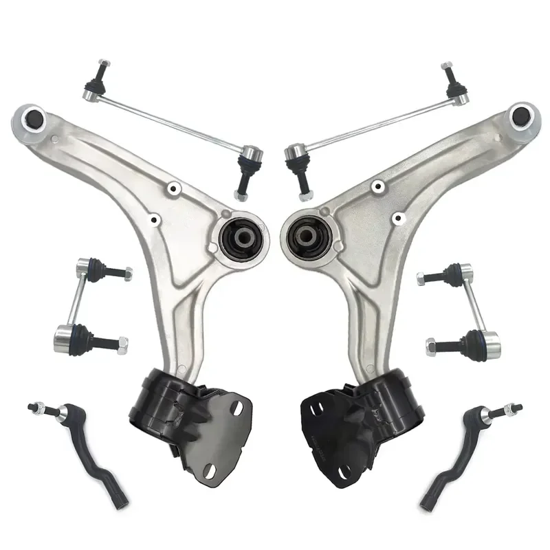 AzbuStag 8Pcs Front Lower Control Arm Tie Rod Suspension Kit for FUSION LINCOLN MKZ 2013 2014 2015 2016 2017 2018-2020