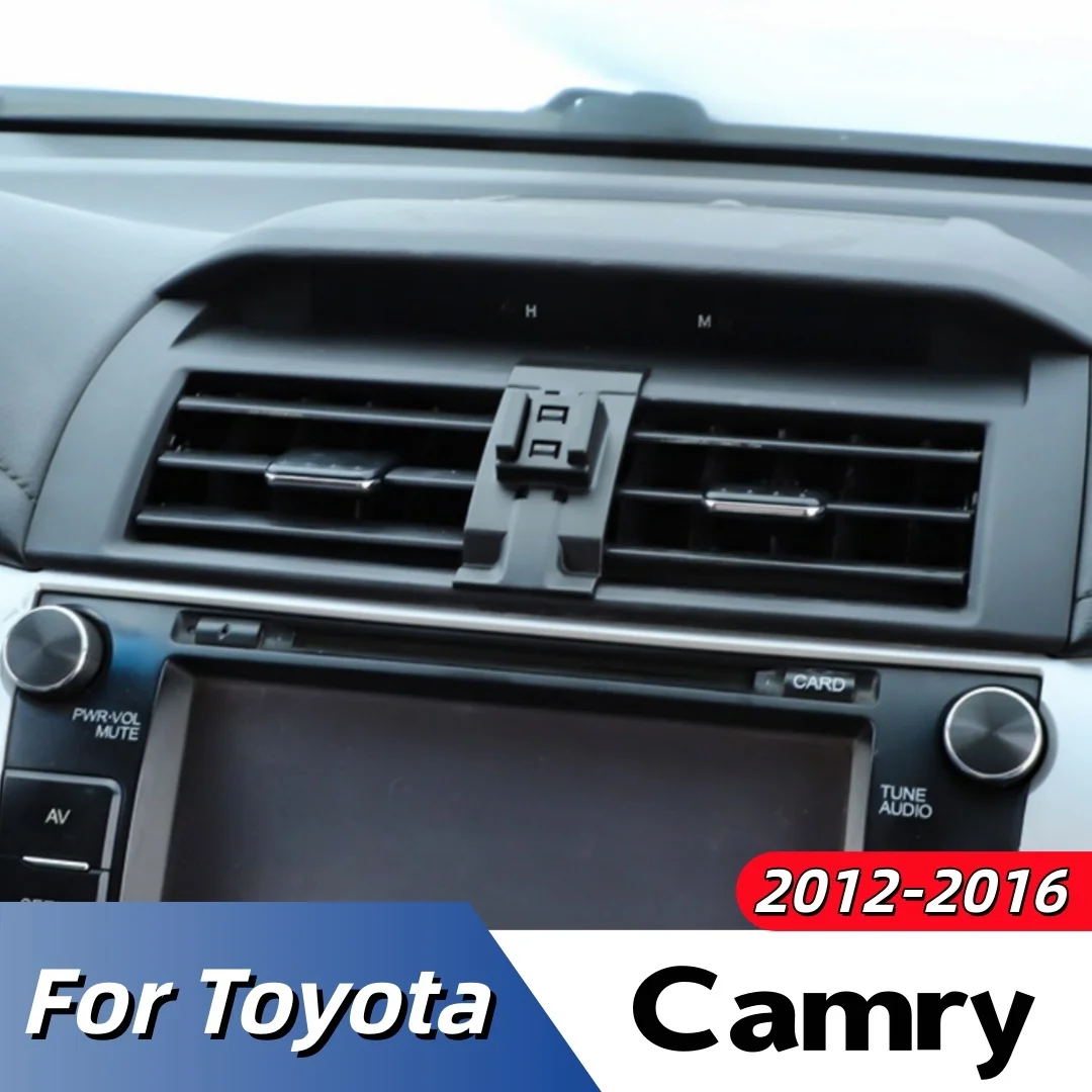 Suitable for 2012-2016 Seventh-Generation Toyota Camry Car Mobile Phone Holder, Abs Material Air Vent Gps Navigation Mobile Phone Holder, Mobile Phone Placement Holder