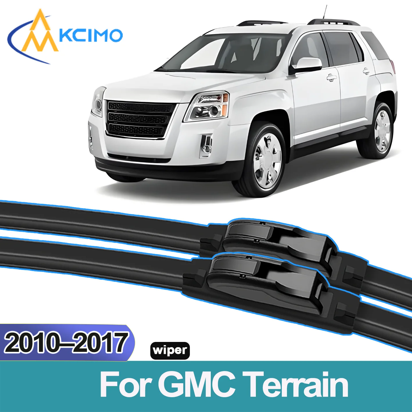 

KCIMO 2PCS New Front Windshield Wiper Blade for GMC Terrain 2010-2017 Front Windshield Auto Wipers Blade Accessories 2017 2016