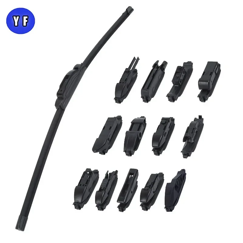 

Multi-functional Soft Wiper Blade With Adapters Universal Car Windshield Wipers