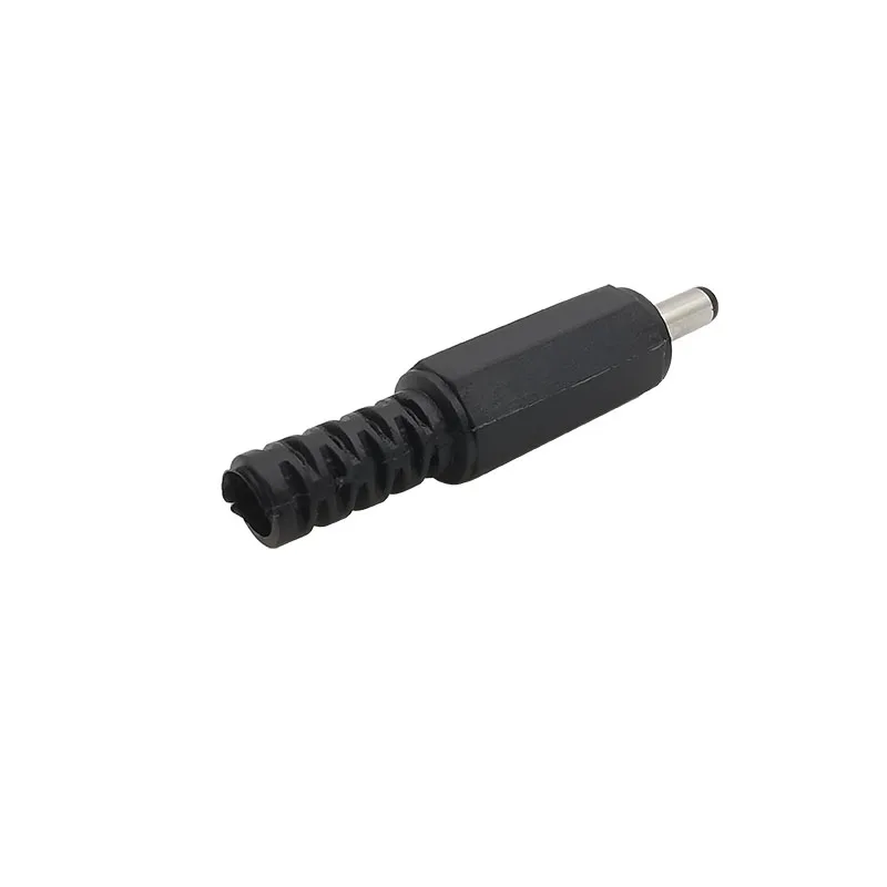 DC Power macho Plug conector, solda tipo fio conector, plugues retos para 3,5x1,3mm, adaptador de soquete fêmea, 10pcs