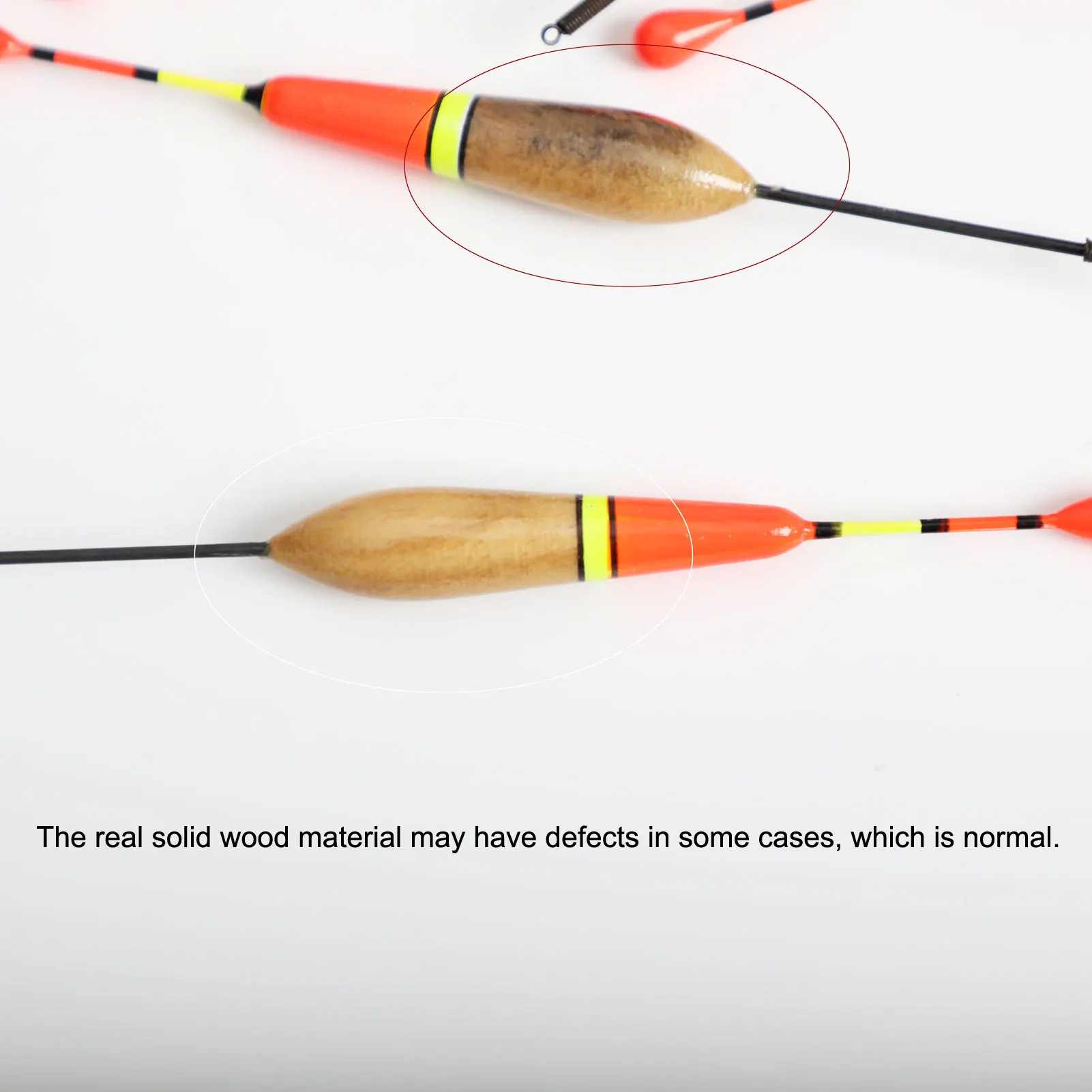 Flotadores de pesca de madera con antena para lubina y carpa - imagen 4