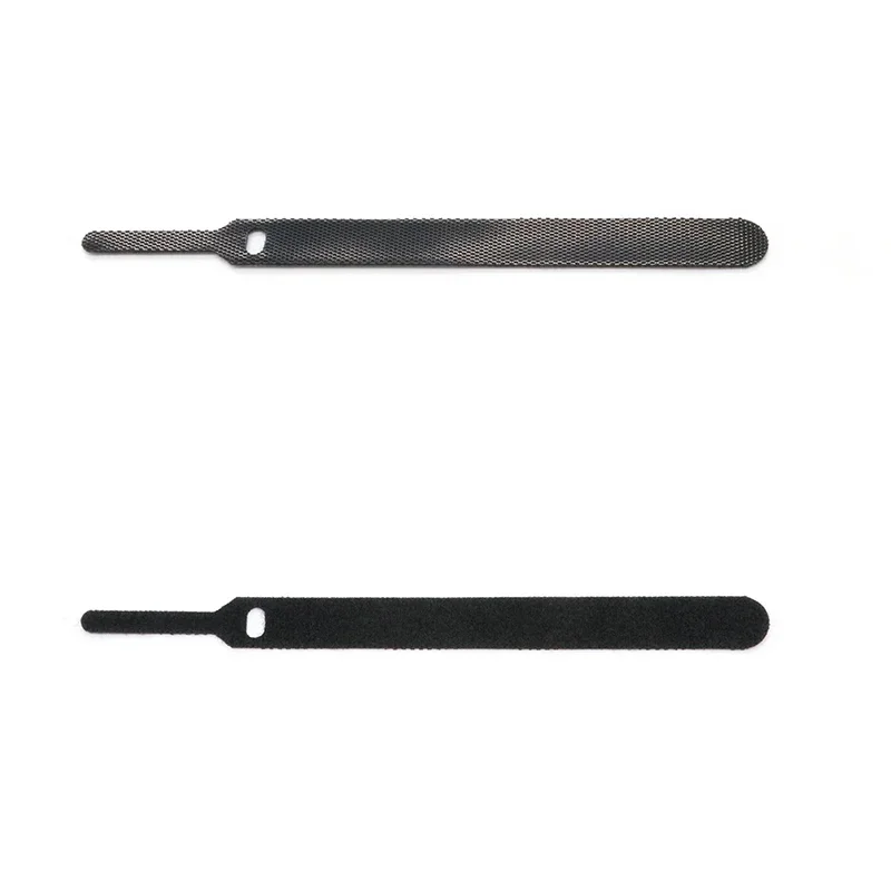 Black Releasable Cable Ties Wire Organizer 150 200 300mm Nylon Hook Loop Straps Wrap Zip Bundle Bandage Tie Plastics Fastening
