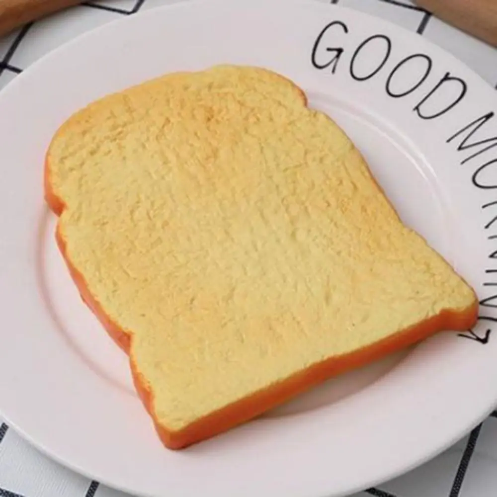 Estiramento espremendo simulação pão espremer brinquedo torrada bolo falso modelo de comida café da manhã espremer brinquedos sensoriais comida simulada elástica