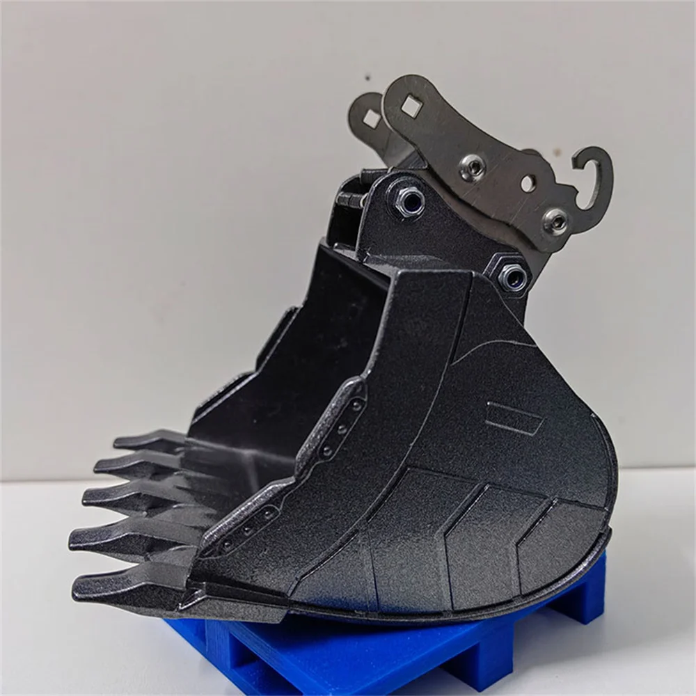 Metal Manual Bucket Changer Quick Release Excavator Bucket Modification Kit for Huina 350/550/560/580/592/593/594/1580