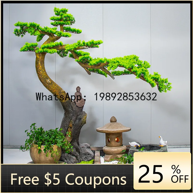 Z4   Under Staircase Indoor Landscape Decoration Entrance Display Window Decoration Scene Arrangement Floor Ornament Design