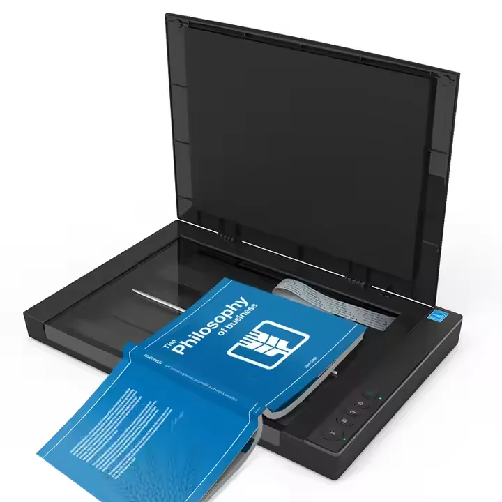 Automatic A3 Large Format Document Scanner Machine 2400 Dpi 48- Bit Input No Need to Warm up 4 Sec Scan Book Business Cards Etc