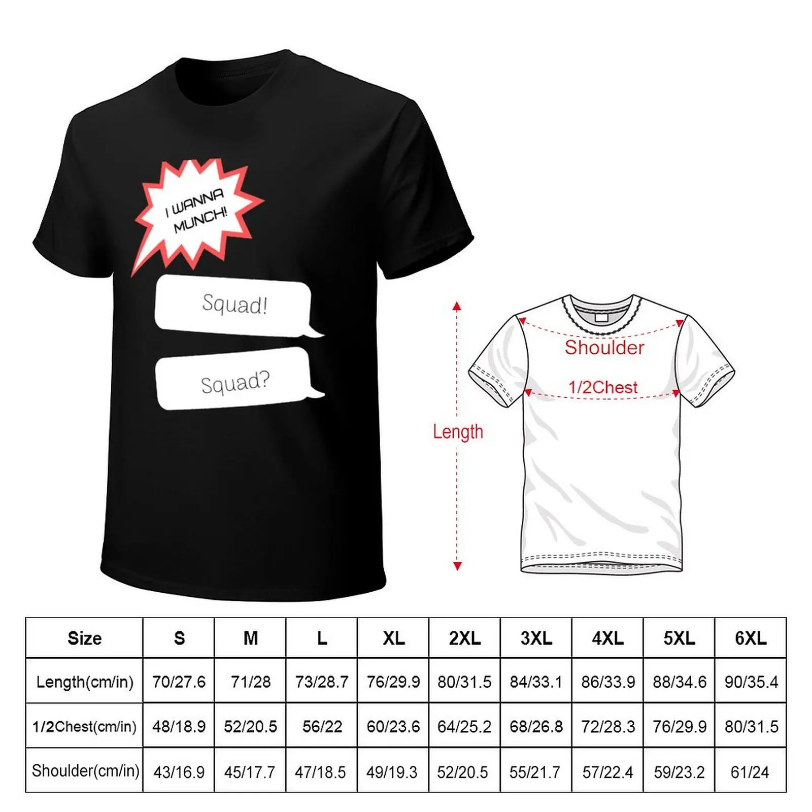 Munch Squad T-Shirt Long Lasting Casual T-Shirt
