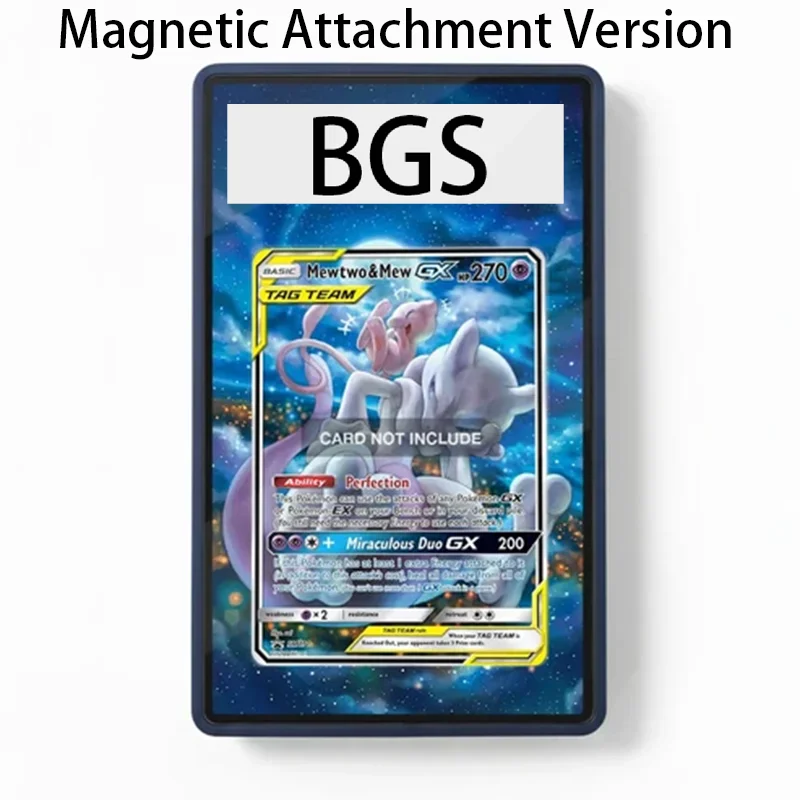 Art Display for Pokemon TCG Mewtwo & Mew GX Anime Expand Art Fans Gift Recyclable Acrylic Protective Case Keychain view 3